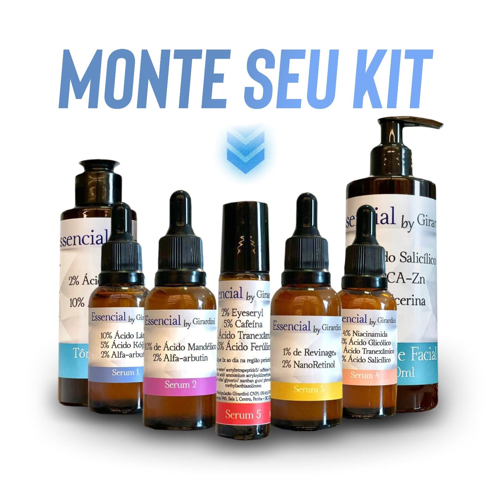 LINHA ESSENCIAL - MONTE SEU KIT