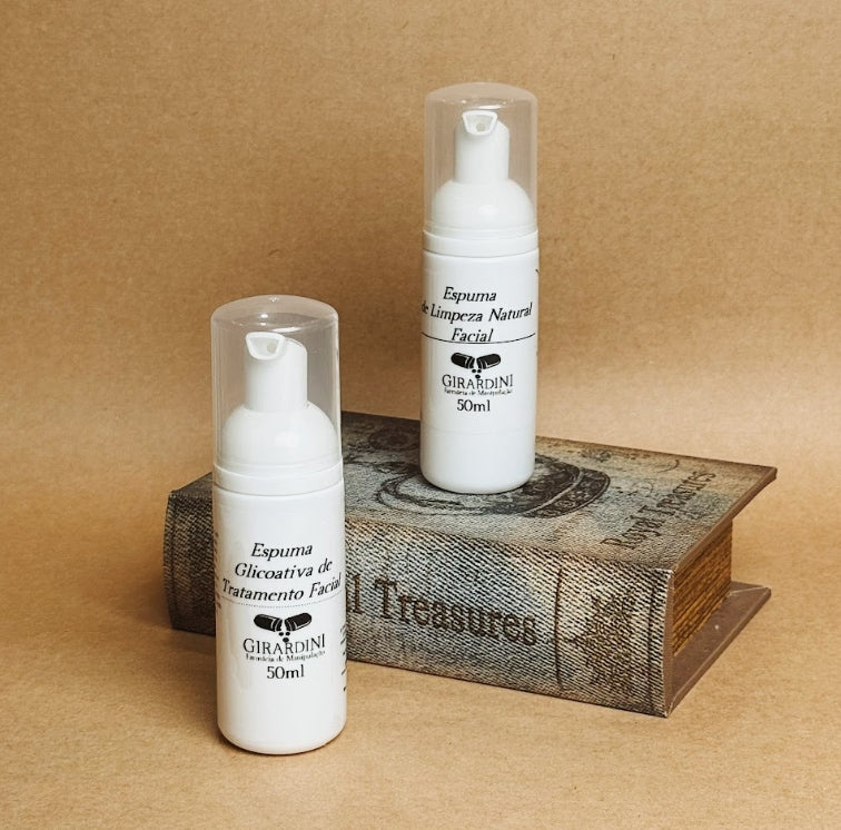Espuma de Limpeza Facial Glicoativa C/ Esponja