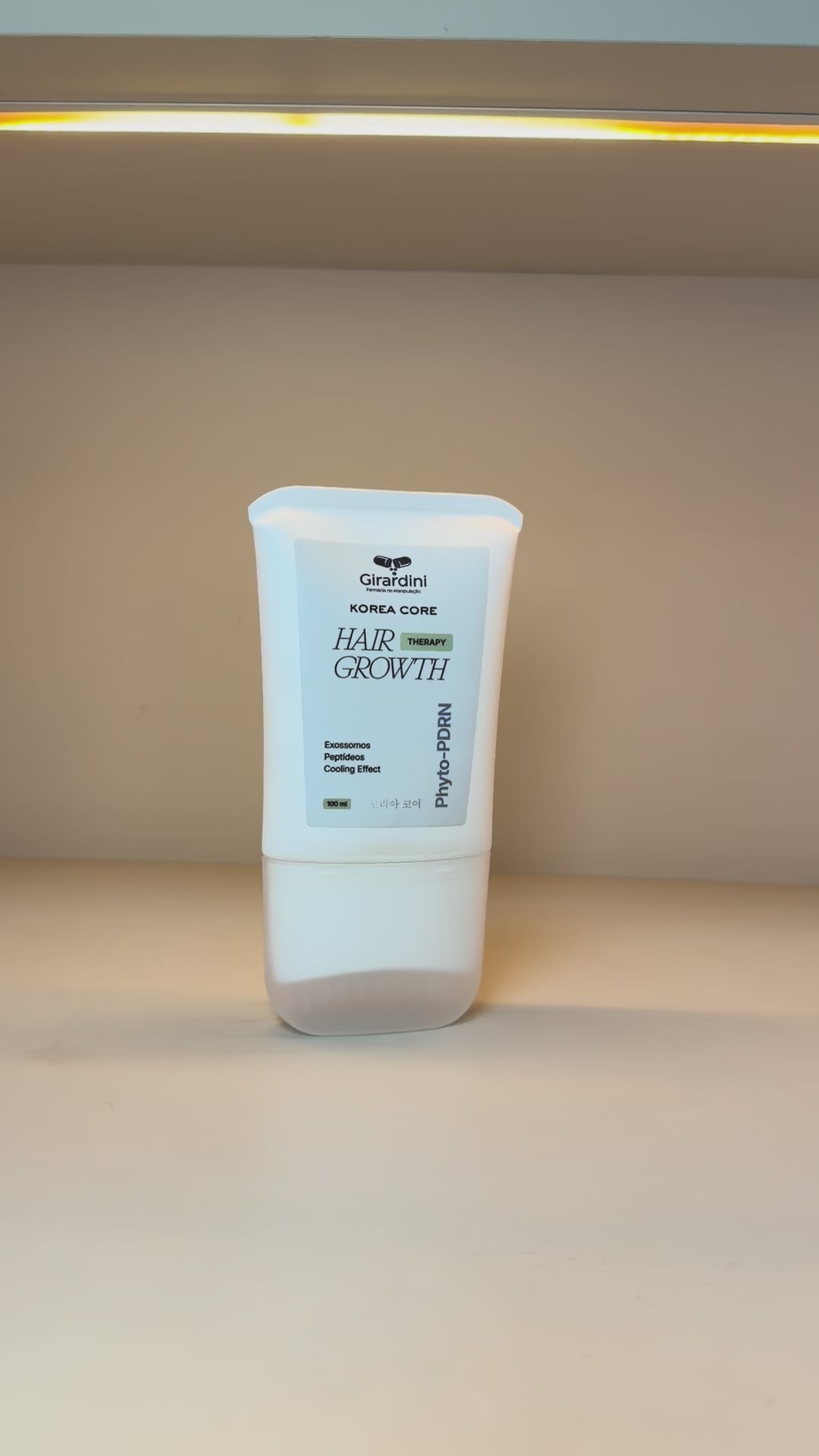 Vídeo do frasco do Hair Growth Therapy